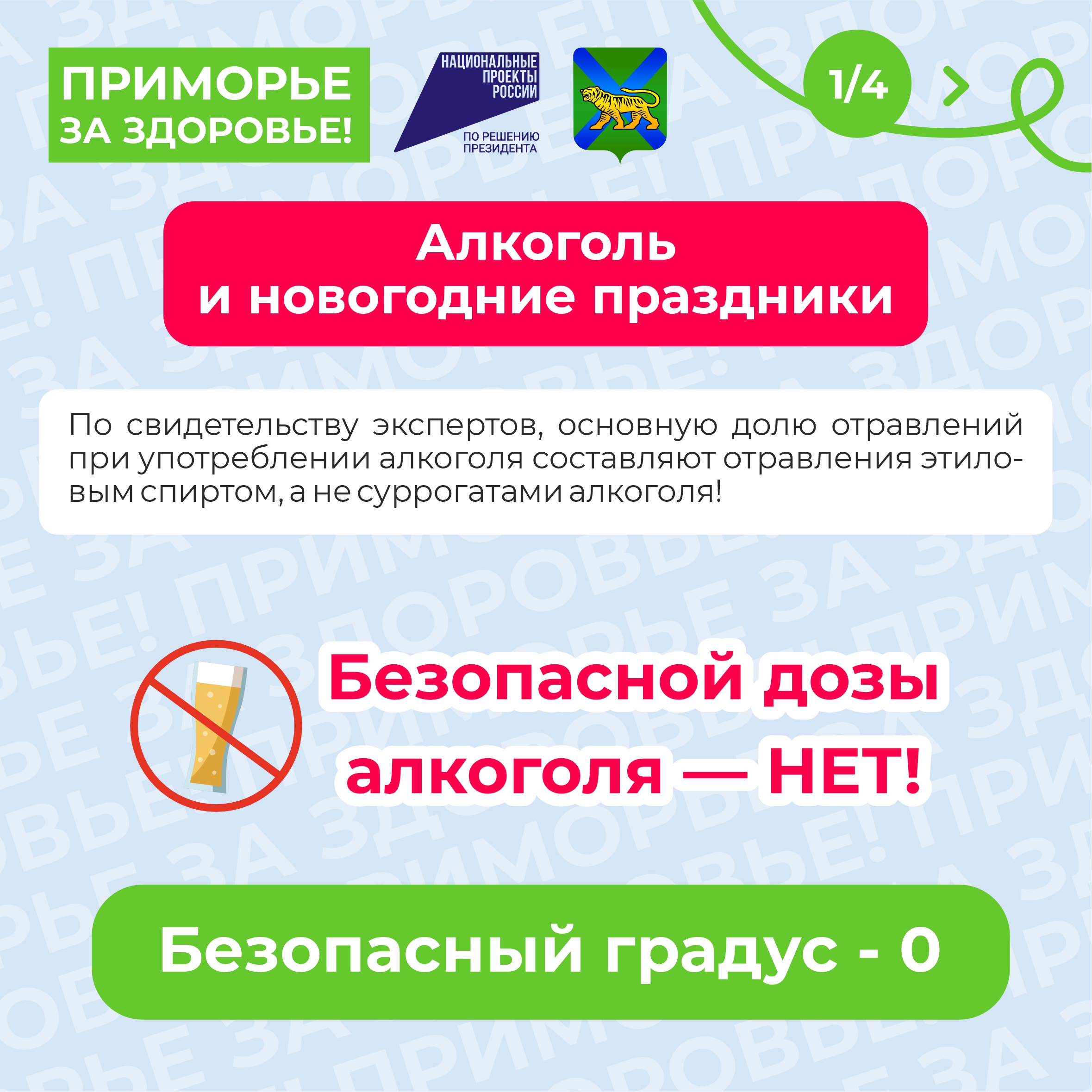 23 декабря-05 января Неделя профилактики злоупотребления алкоголем в новогодние праздники.